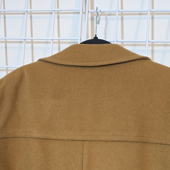 Cortefiel Vintage 70's Men's Camel Coat Size 44 - Picture 10 of 16